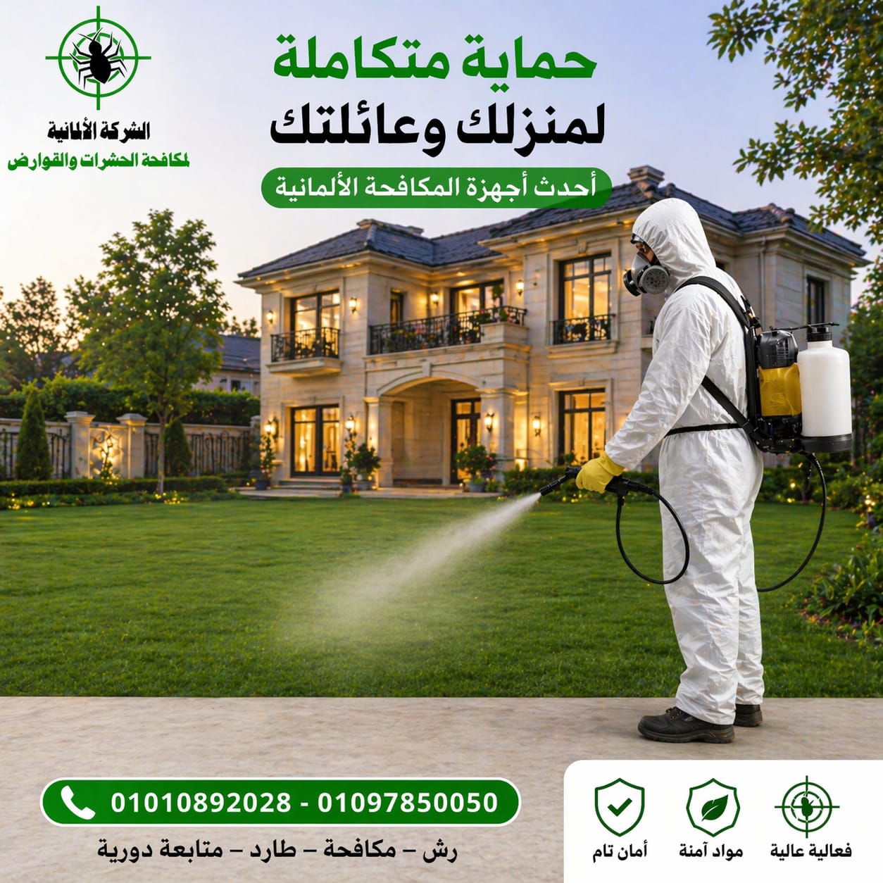 حماية متكاملة لمنزلك وعائلتك – الشركة الألمانية
